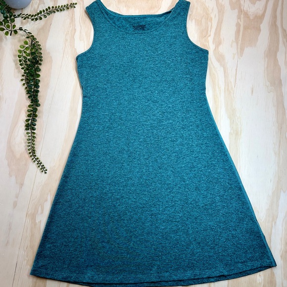 Patagonia Dresses & Skirts - Patagonia Seabrook Dress Womens M Teal UPF 50 Travel Athleisure Sleeveless